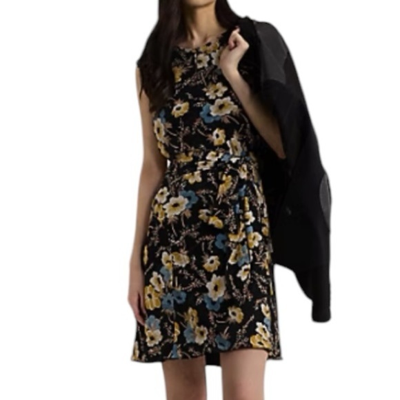 NWT Ralph Lauren Black and White Sleeveless Midi Sundress. Size 6 black label - Picture 7 of 14